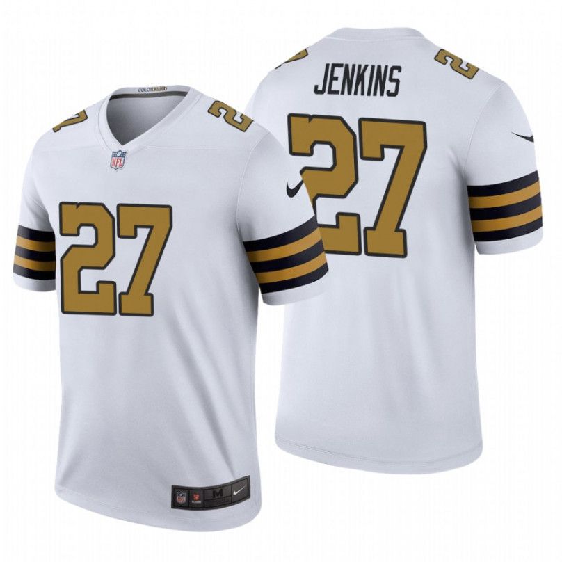 Men New Orleans Saints #27 Malcolm Jenkins Nike White Color Rush Limited NFL Jersey->new orleans saints->NFL Jersey